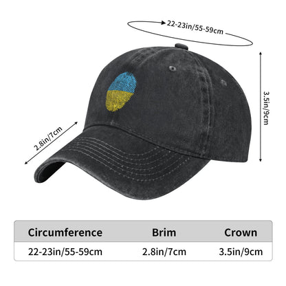 It's In My DNA Ukraine Printed unisex baseball cap outdoor hats adjustable cap trucker gift hat