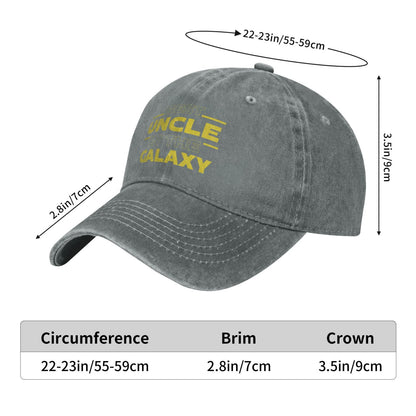 Best Uncle In The Galaxy Printed unisex baseball cap adjustable cap outdoor trucker hat veterans Gifts