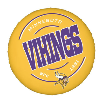 Minnesota Vikings Printed tire protection cover car spare tire dust protection cover
