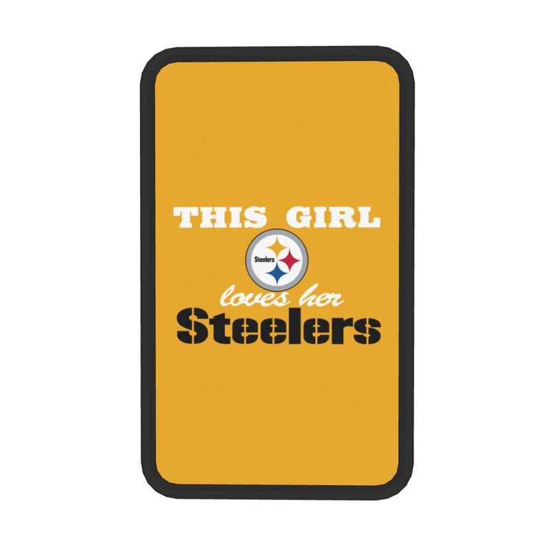 Pittsburgh Steelers Printing car center console pad car armrest protective cover