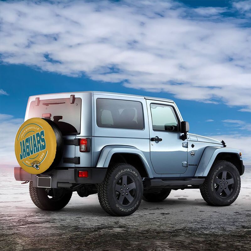 Jacksonville Jaguars Printing car tire protection cover car spare tire dust protection cover