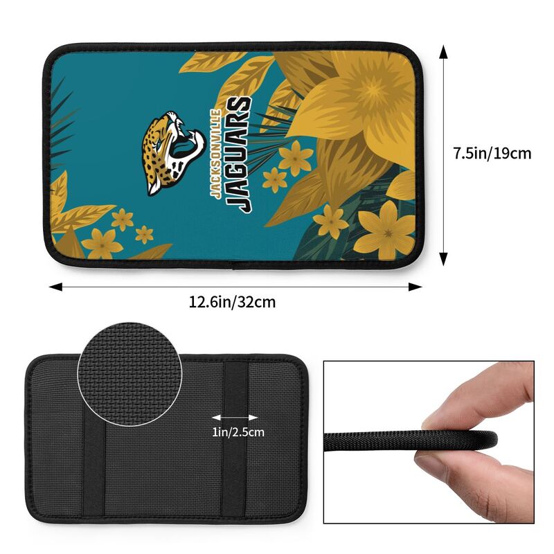Jacksonville Jaguars Car armrest box protective cover car center console armrest pad