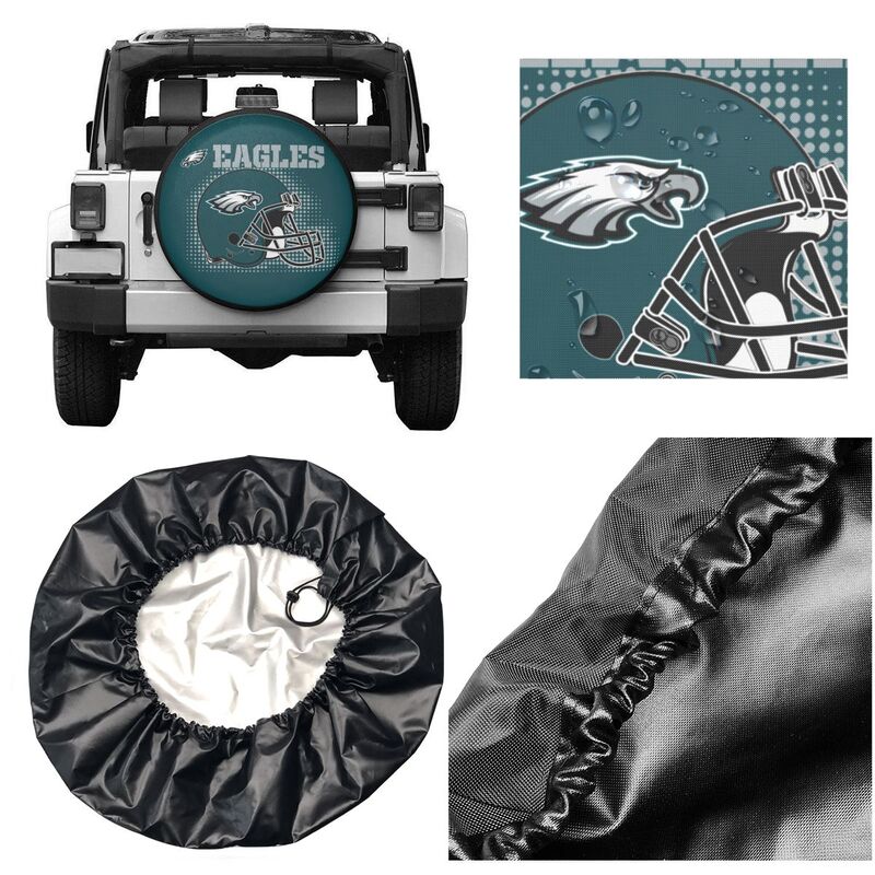 Philadelphia Eagles Printed tire protection cover car sun protection tire protection cover