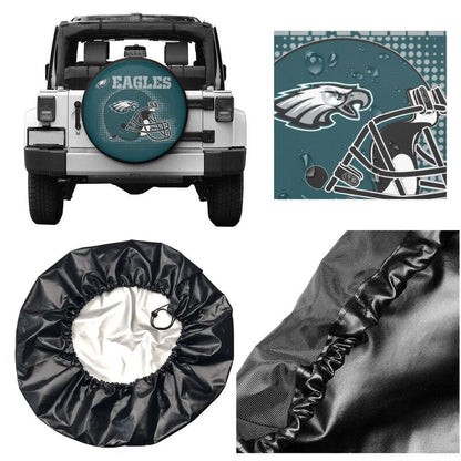Philadelphia Eagles Printed tire protection cover car sun protection tire protection cover
