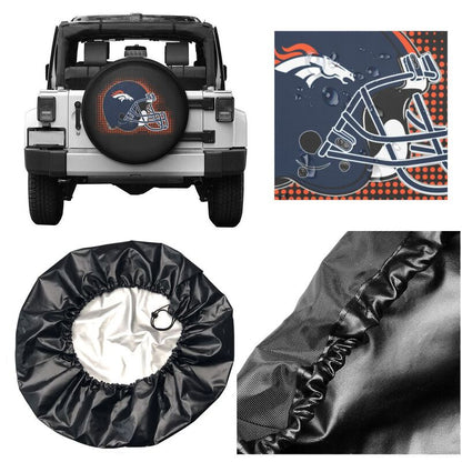 Denver Broncos Printing tire protection covers car sun protection tire protection cover