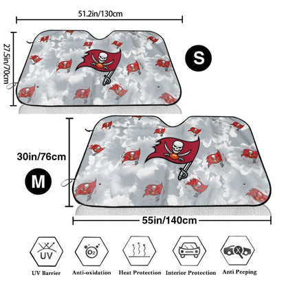 Tampa Bay Buccaneers Printed multi size car front windshield sunshade car windshield sunshade