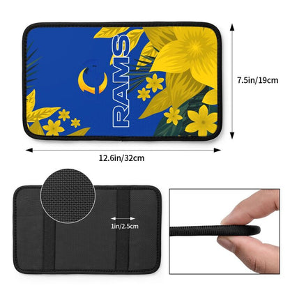 Los Angeles Rams Car armrest box protective cover car center console armrest pad