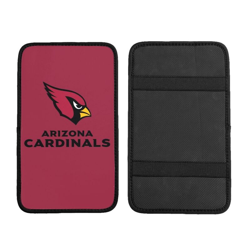 Arizona Cardinals1 Printed car center armrest box pad anti slip pad