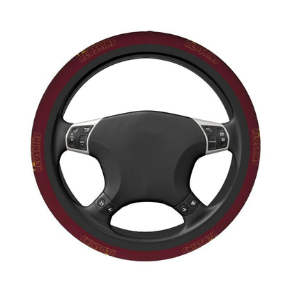 Washington Commanders Printed breathable elastic steering wheel protective cover