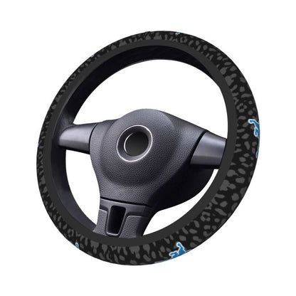 Detroit Lions Printed elastic steering wheel cover car steering wheel protective cover