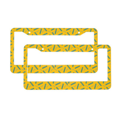 San Diego Chargers Print front rear license plate holder circular hole license plate holder (one pair)