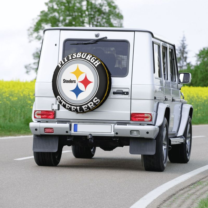 Pittsburgh Steelers 2 Printing car tire covers waterproof and dustproof protective covers