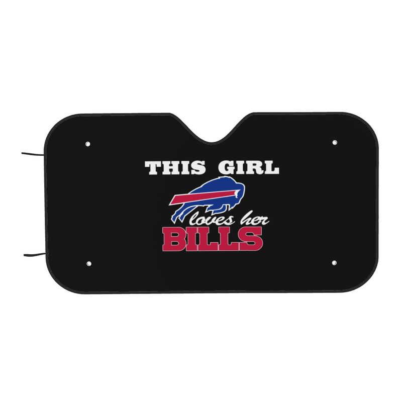 Buffalo Bills 2 Printing multi size car front windshield sunshade car windshield sunshade
