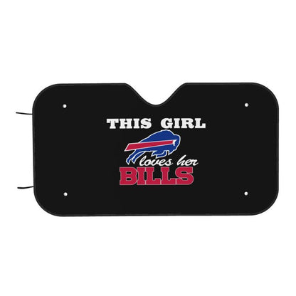 Buffalo Bills 2 Printing multi size car front windshield sunshade car windshield sunshade