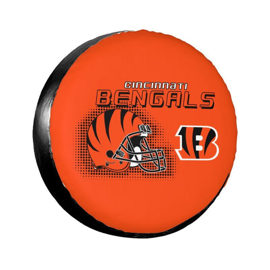 Cincinnati Bengals Print car tire protection cover car spare tire dust protection covers