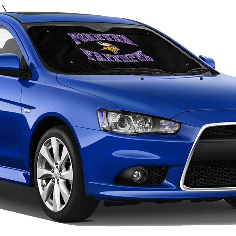 Minnesota Vikings Printing car multi size front windshield sunshade car windshield sunshade