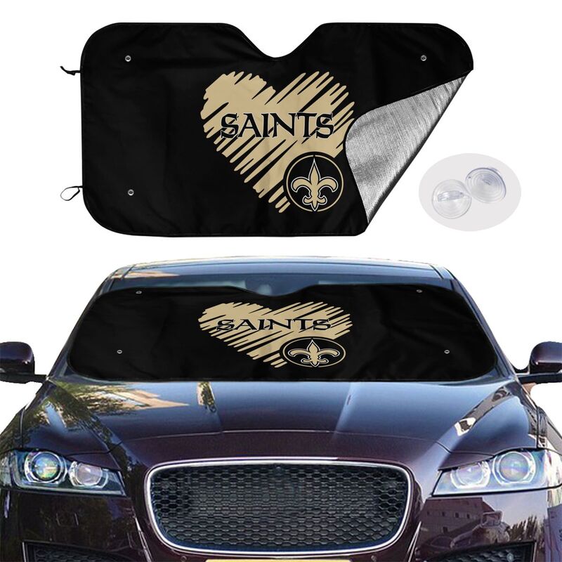 New Orleans Saints Printing is suitable car front windshield sunshades Car windshield sunshades