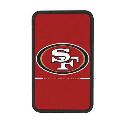 Car armrest box pad San Francisco 49ers Printed central armrest box pad anti slip pad