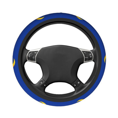 Los Angeles Rams 1 Printed breathable elastic steering wheel cover anti slip cover