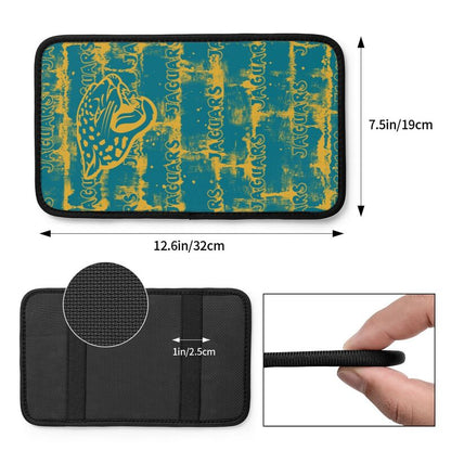 Jacksonville Jaguars print Car armrest box protective cover car center console armrest pad