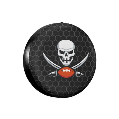 Tampa Bay Buccaneers 2 Grid printed car tire cover dustproof and waterproof tire cover