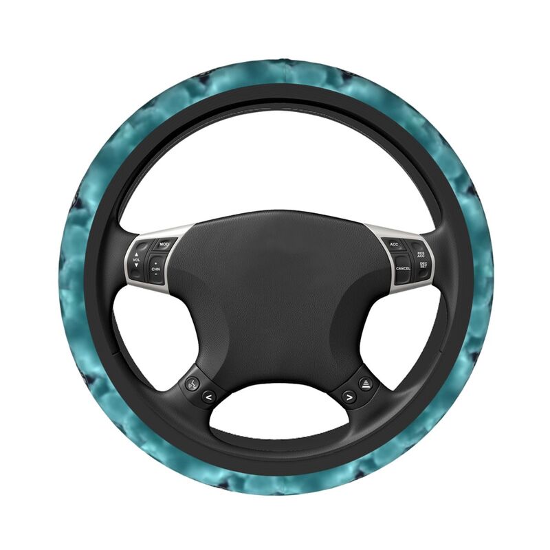 Philadelphia Eagles 2 Printed elastic steering wheel cover car steering wheel protective cover