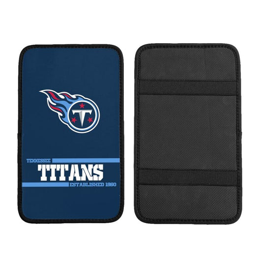 Tennessee Titans Printed car armrest box pad Protective pad