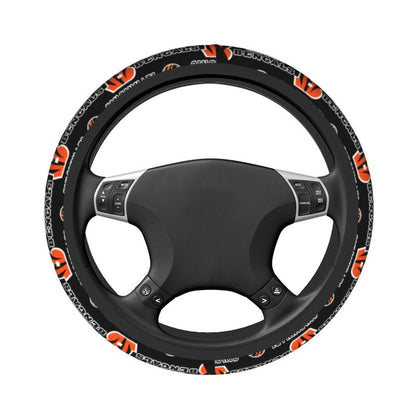 Cincinnati Bengals 2 Printed car protective cover elastic steering wheel cover