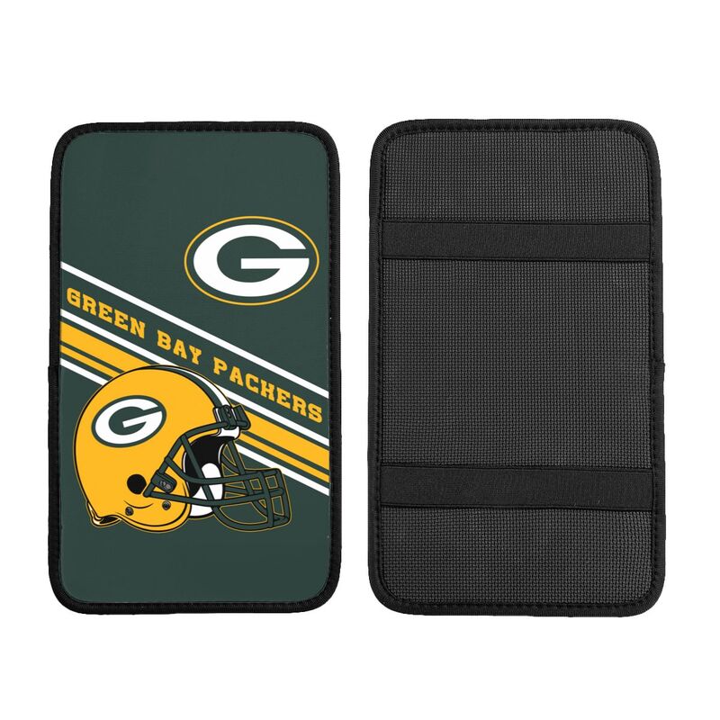 Green Bay Packers Print armrest protective cover car armrest box cushion