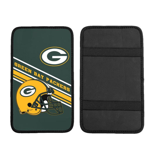 Green Bay Packers Print armrest protective cover car armrest box cushion