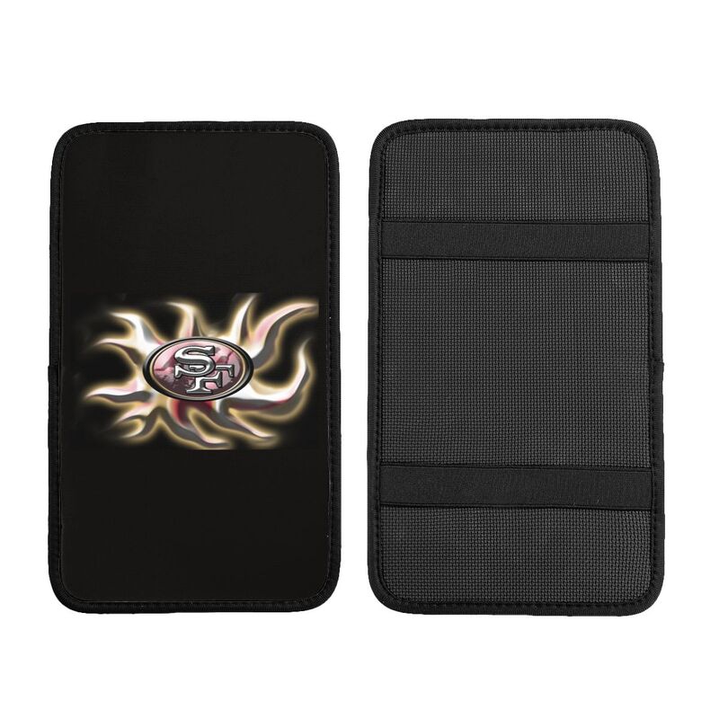 Car armrest box pad San Francisco 49ers 8 Printed central armrest box cushion protective pad