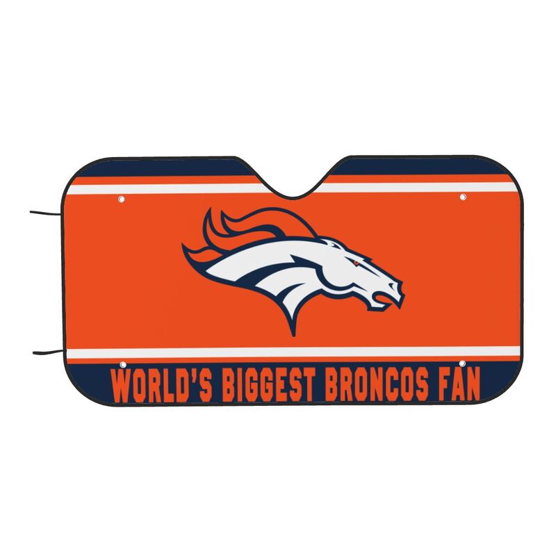 Denver Broncos Printing is suitable for car front windshield sunshades Car windshield sunshades