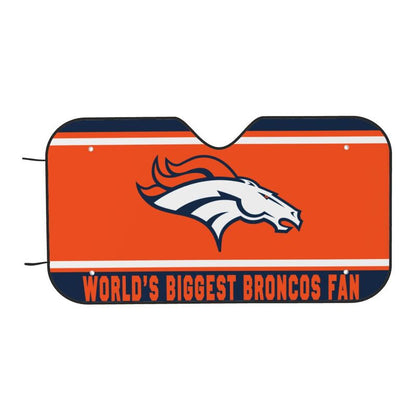Denver Broncos Printing is suitable for car front windshield sunshades Car windshield sunshades
