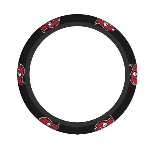 Tampa Bay Buccaneers Printed breathable elastic steering wheel protective cover