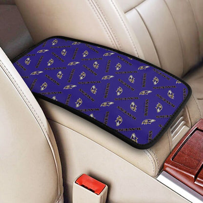 Baltimore Ravens  Printed armrest protective cover car armrest box cushion