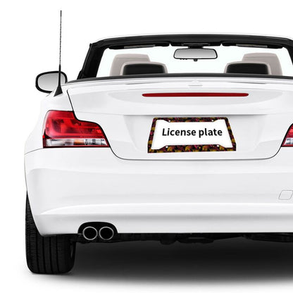 Arizona Cardinals Print Car license plate frame four hole license plate holder (one pair)