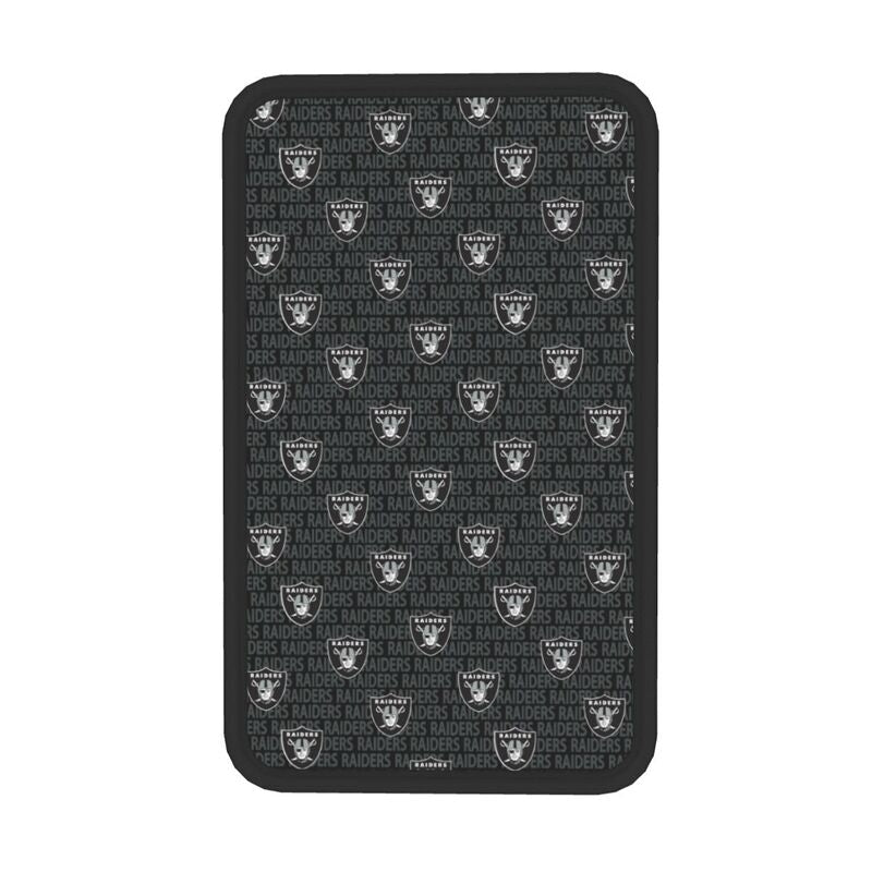 Car armrest box pad Las Vegas Raiders 3 Printed central armrest box pad protective pad