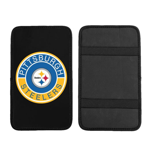 Pittsburgh Steelers print car armrest protective cover Car center console armrest pad