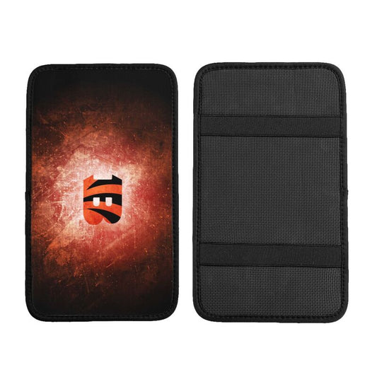 Car armrest box pad Cincinnati Bengals4 Printed central armrest box pad anti slip pad