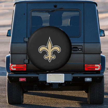 New Orleans Saints Car tire protective cover waterproof and dustproof tire cover