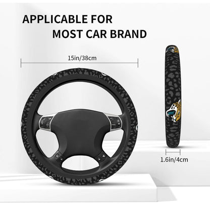 Jacksonville Jaguars Printed elastic steering wheel cover car anti-skid cover