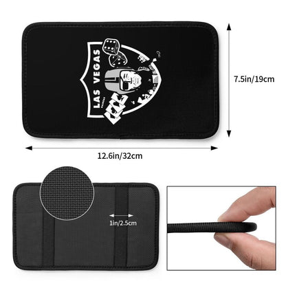 Car armrest box pad Las Vegas Raiders Printed center armrest box pad protective pad