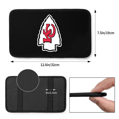 Kansas City Chiefs2 Printed car armrest box pad elbow protection pad