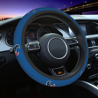 Houston Texans 3 Printed breathable elastic steering wheel cover anti slip cover