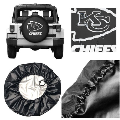 Kansas City Chiefs Print tire protection covers car sunscreen tire protection covers