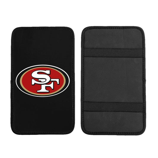 Car armrest box pad San Francisco 49ers Printed central armrest box elbow pad