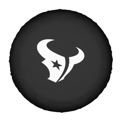 Houston Texans 4 Print tire protection covers car sunscreen tire protection covers
