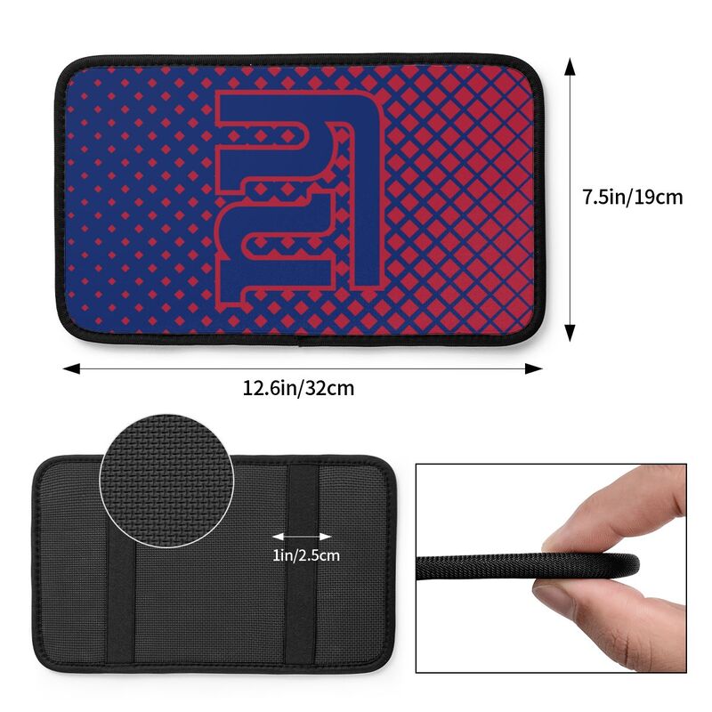 New York Giants Car handrail box cushion Personalized printed car armrest cover