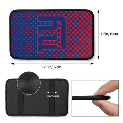 New York Giants Car handrail box cushion Personalized printed car armrest cover