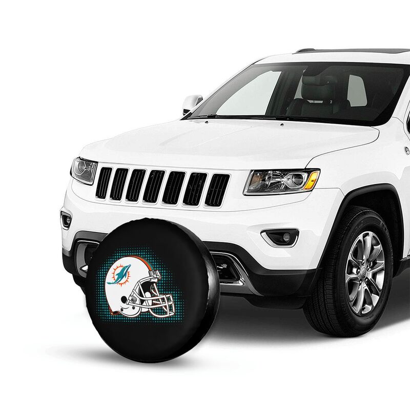 Miami Dolphins Printing tire protection covers car sun protection tire protection cover